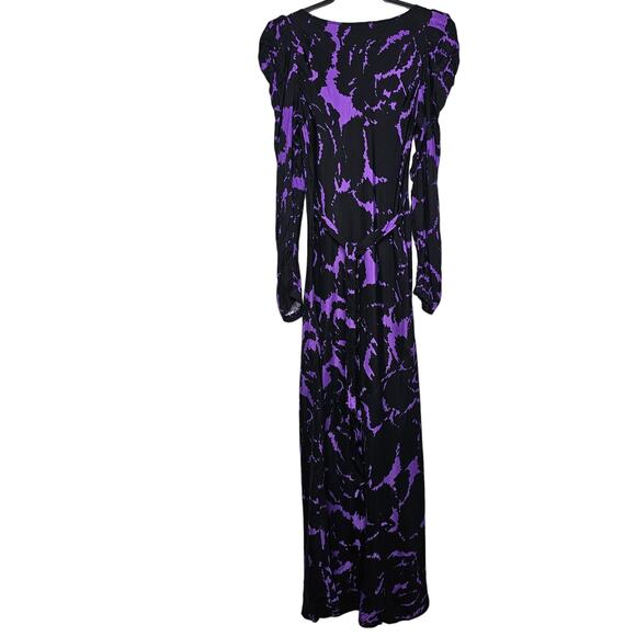 Hope for Flowers Tracy Reese Bailey Maxi Dress Size Small Long Sleeve Belted - Picture 8 of 13